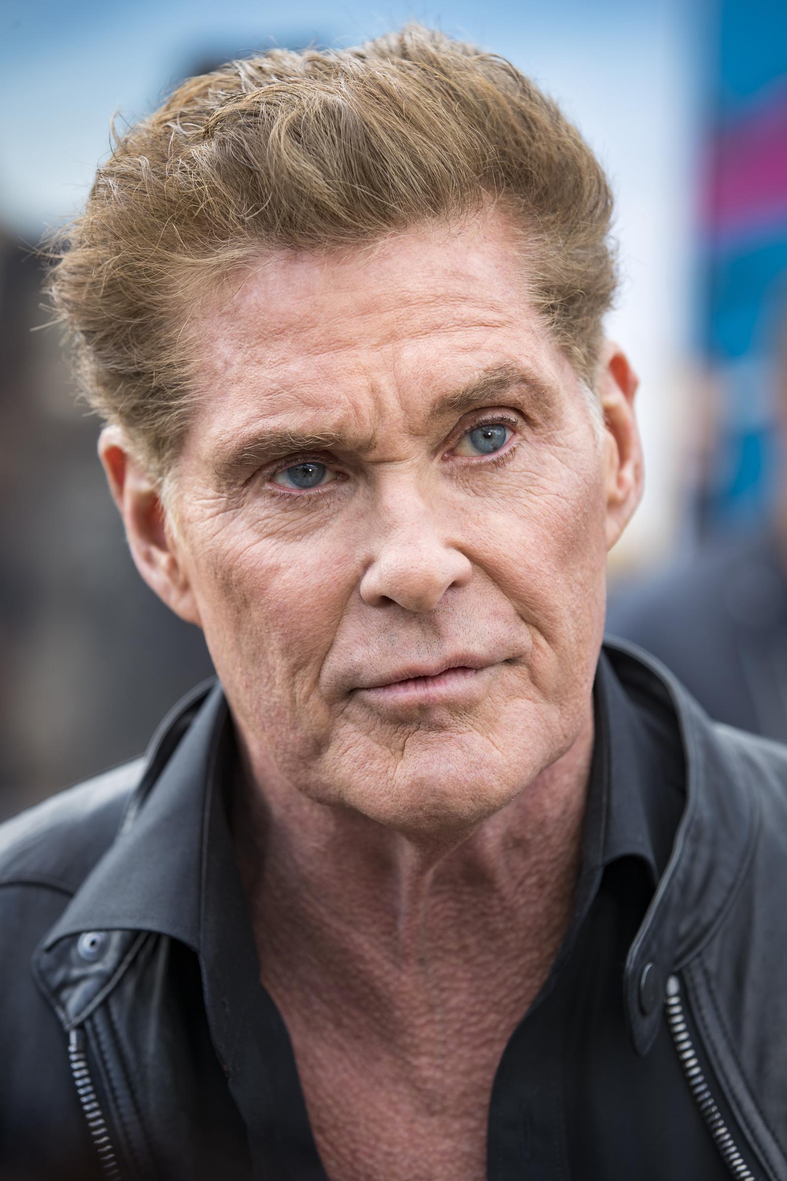 David Hasselhoff photographed at the 'Up Against The Wall - Mission Mauerfall' photo call at the East Side Gallery on September 17, 2019, in Berlin, Germany | Source: Getty Images