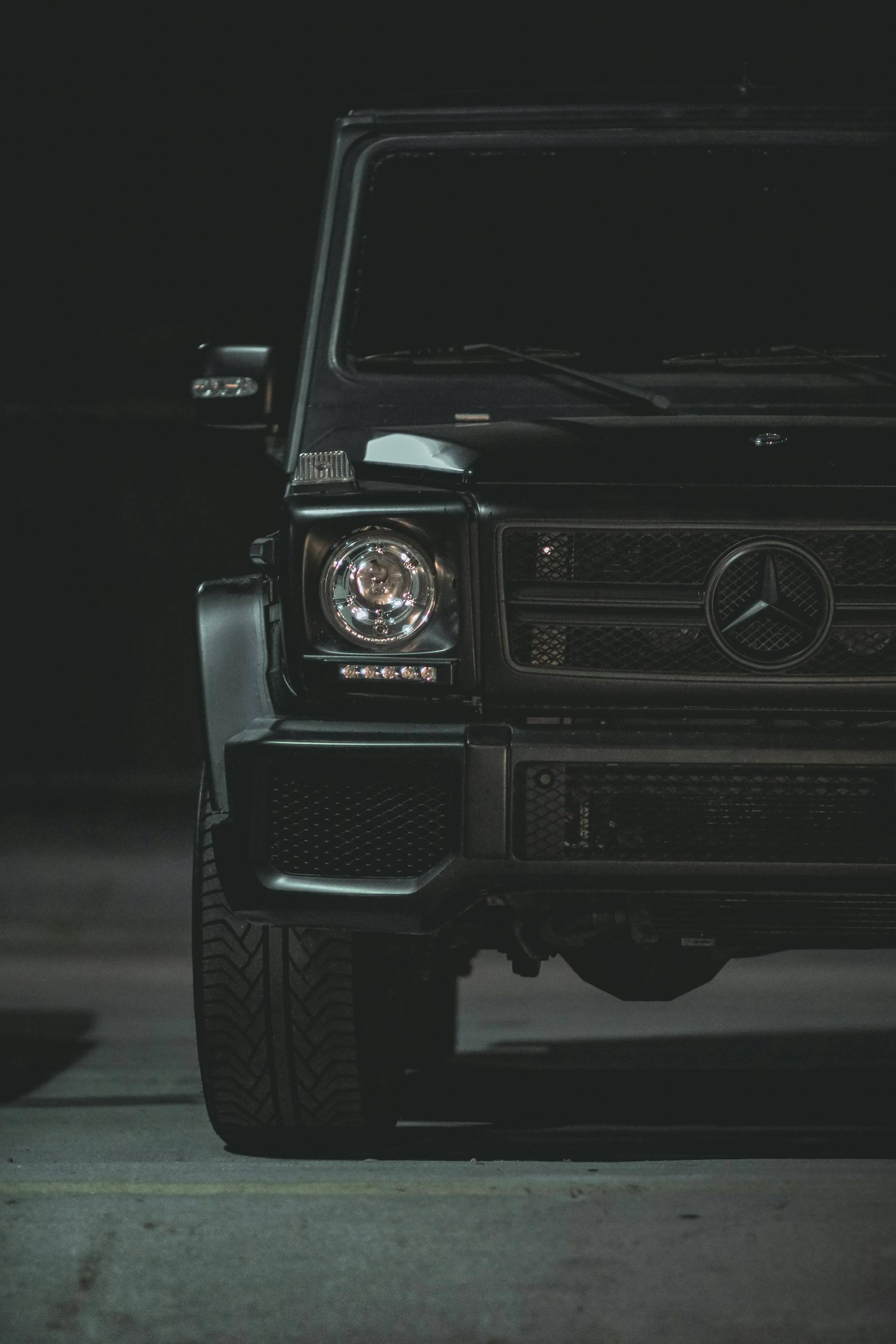 A black Mercedes-Benz | Source: Pexels