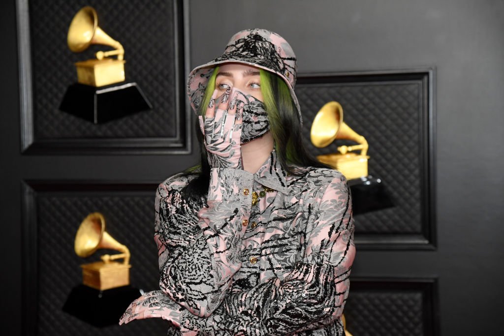 Billie Eilish en la entrega número 63 de los Premios Grammy en Los Ángeles, 14 de marzo de 2021.| Foto: Getty Images