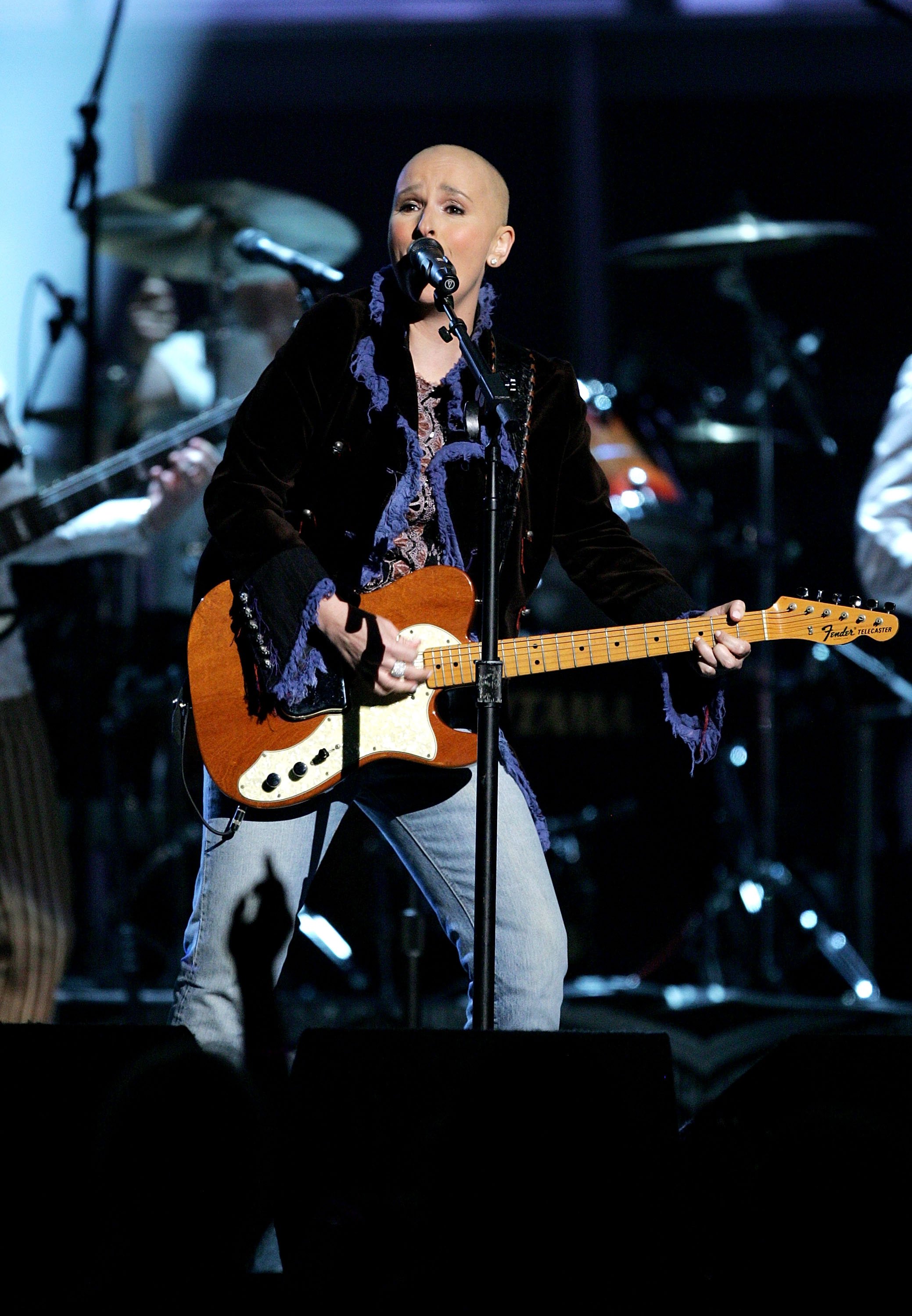 Melissa Etheridge onstage during the 47th Annual Grammy Awards on February 13, 2005, in Los Angeles, California. | Source: Frank Micelotta/Getty Images