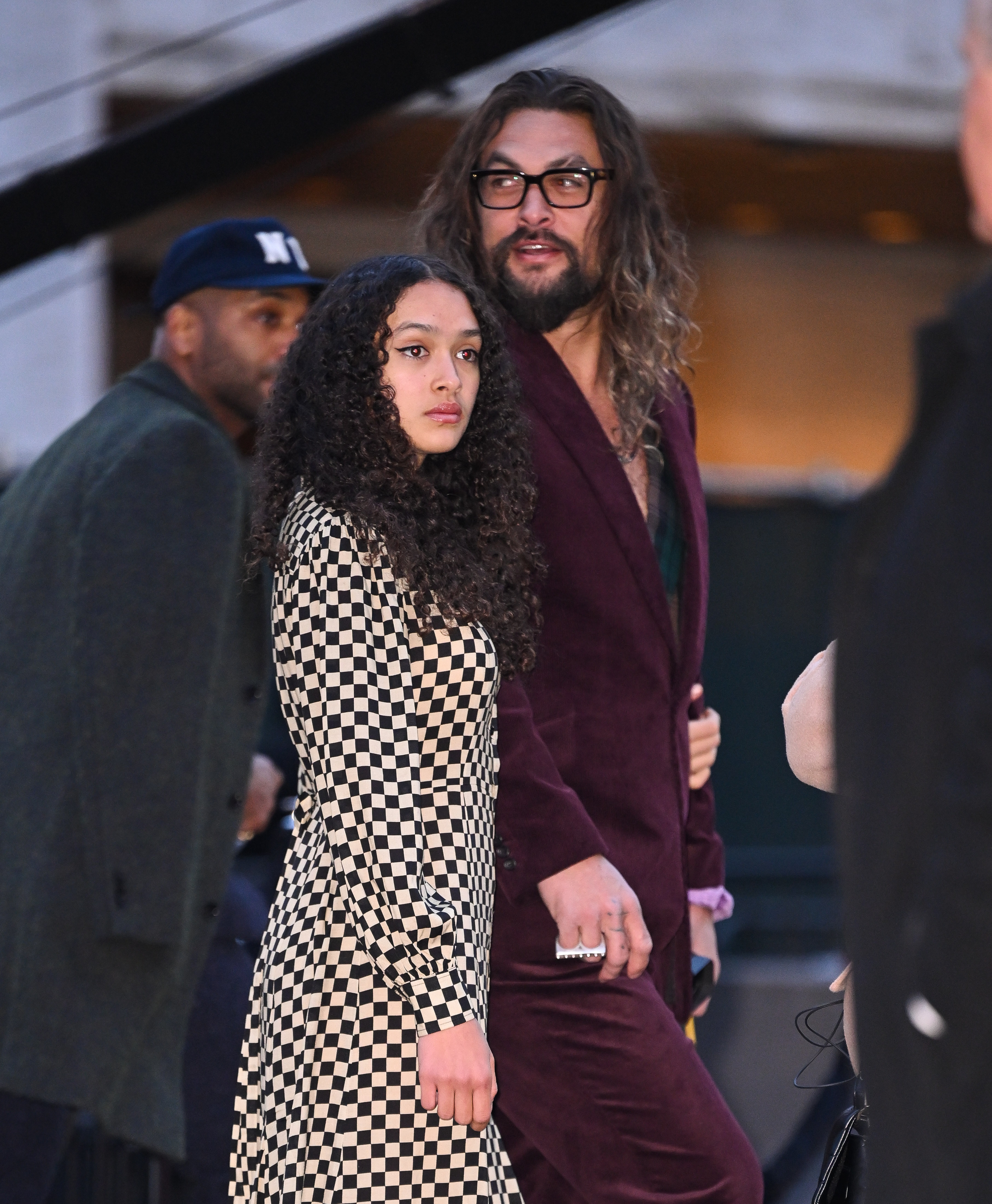 Lola lolani and Jason Momoa at the premiere of "The Batman" in New York City on March 1, 2022 | Source: Getty Images