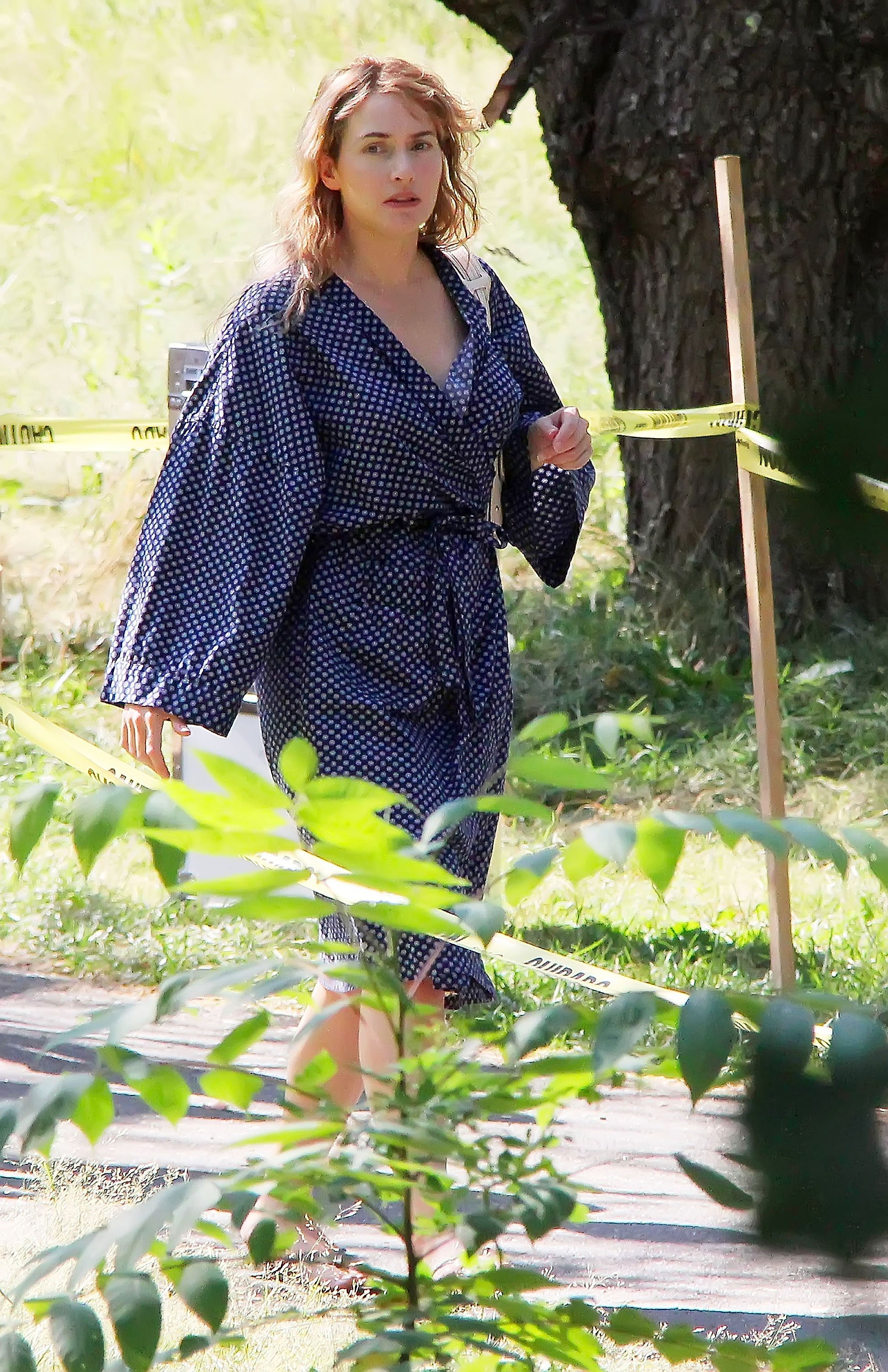 Kate Winslet am Set von "Labor Day" am 12. Juli 2012 in Boston, Massachusetts ┃Quelle: Getty Images
