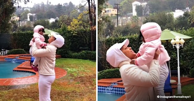 LisaRaye McCoy melts hearts as she dances in the rain with adorable granddaughter in touching video