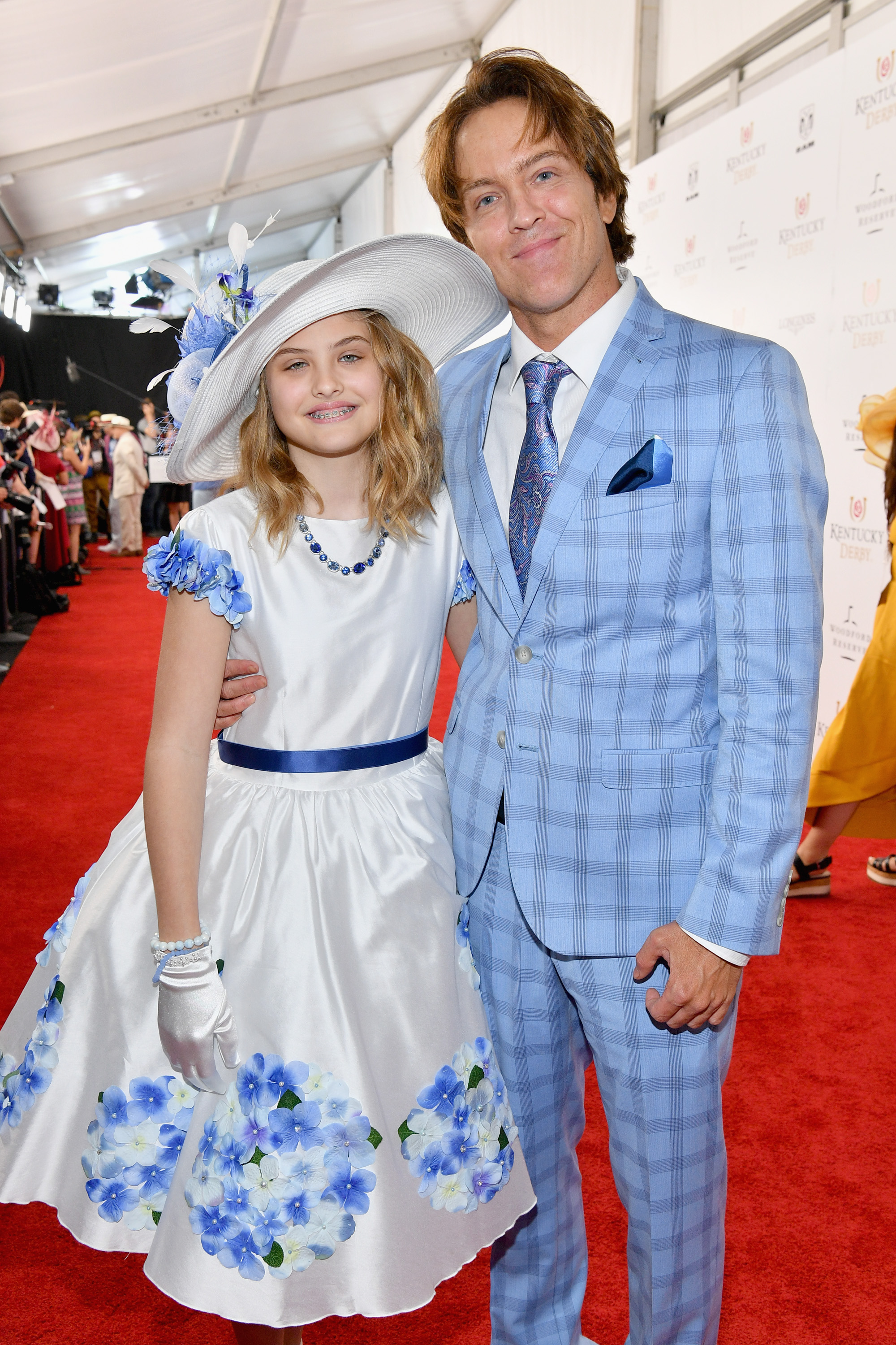 Larry Birkhead and Dannielynn Birkhead in Louisville, Kentucky for the 141st Kentucky Derby at Churchill Downs in 2018 | Source: Getty Images