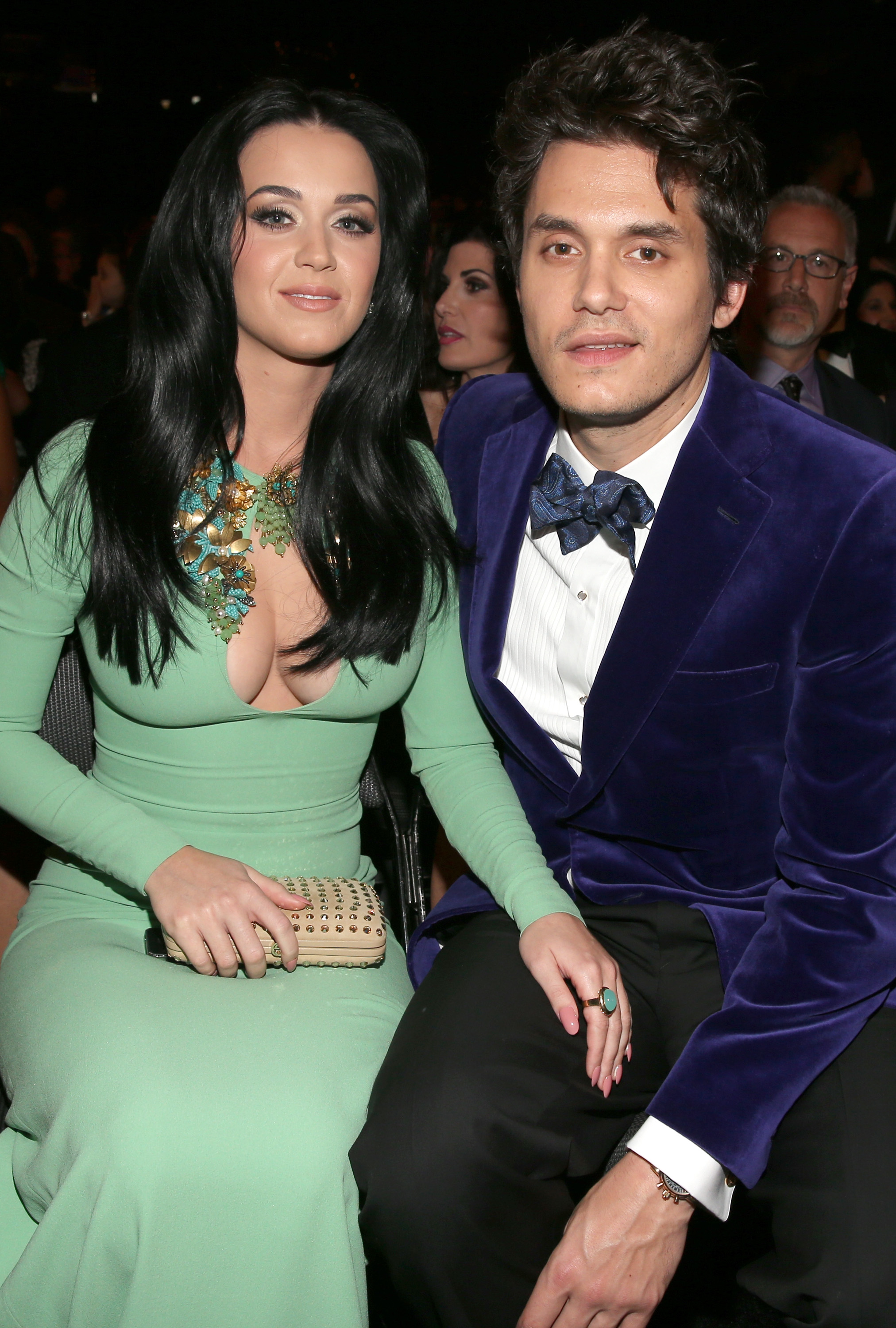 Singer Katy Perry and musician John Mayer attend the 55th Annual GRAMMY Awards at STAPLES Center on February 10, 2013 in Los Angeles, California | Source: Getty Images