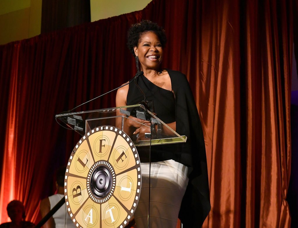 Actress Angela Robinson speaks onstage during the 10th Annual BronzeLens Film Festival Women Superstars Luncheon | Photo: Getty Images