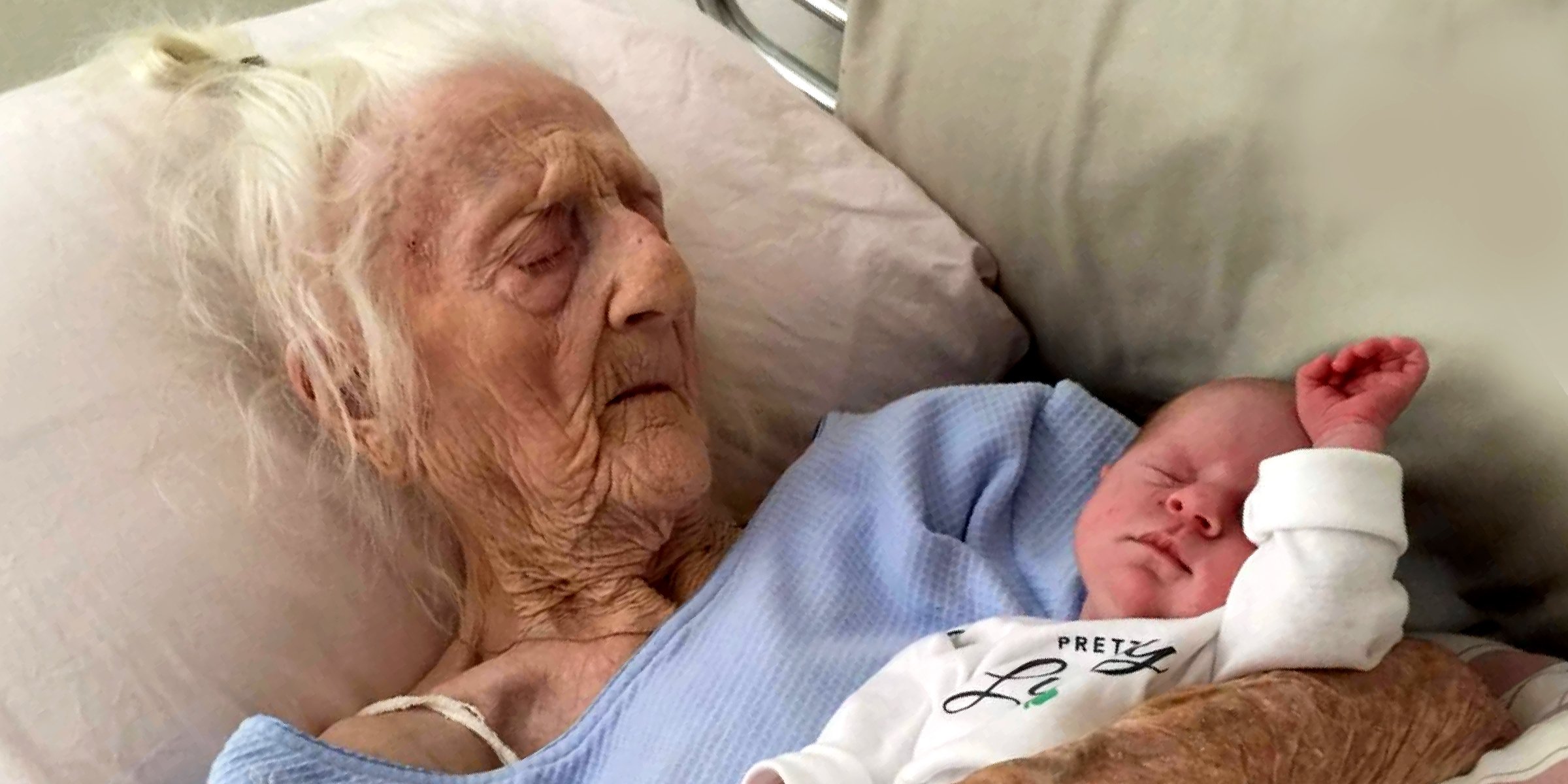 Rosa Camfield et son arrière-petite-fille Kaylee | Source : Facebook.com/lifeofdad   