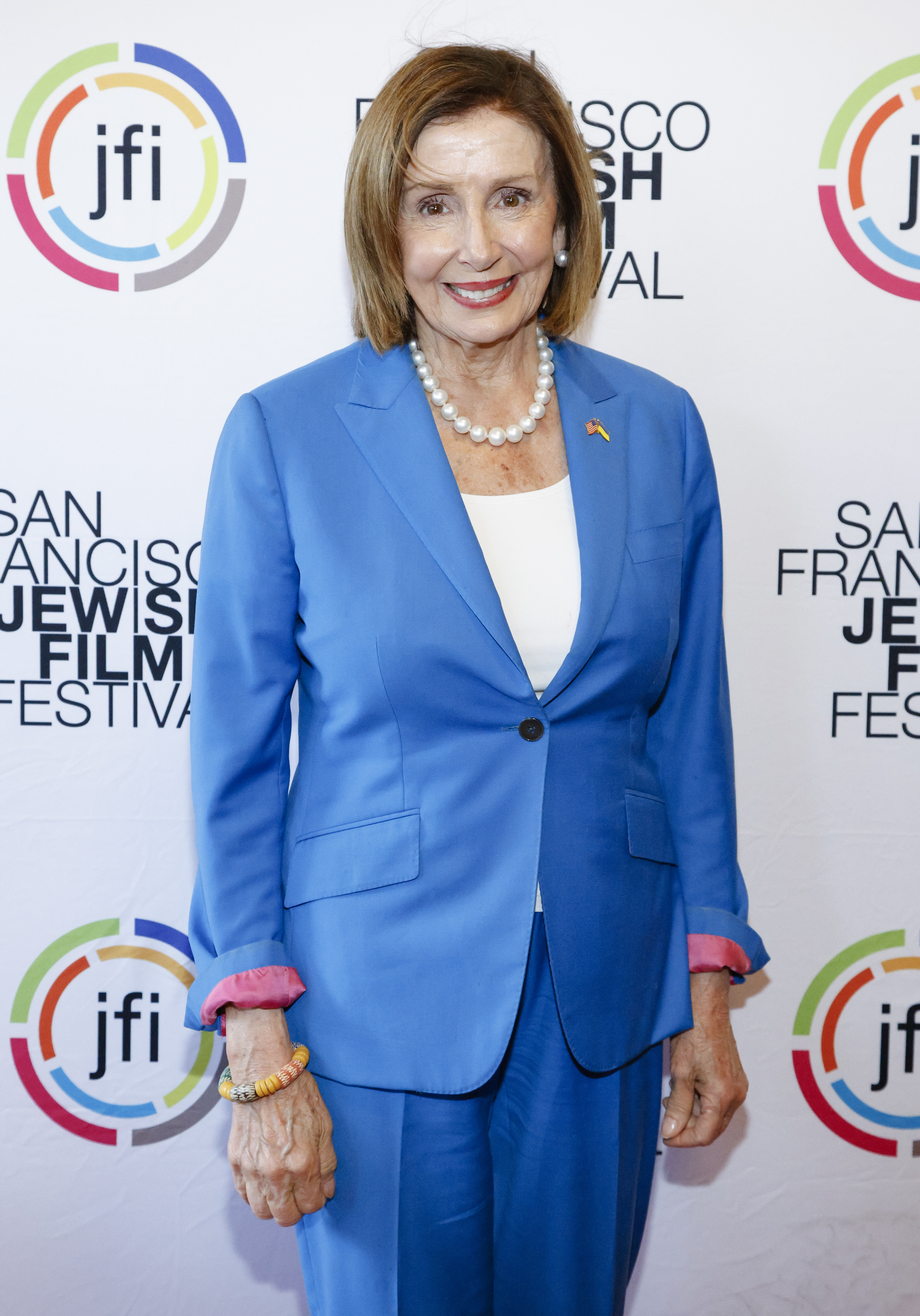 Nancy Pelosi attends the closing night premiere of "Bella!" at the 2023 San Francisco Jewish Film Festival at the Castro Theatre on July 30, 2023, in San Francisco, California. | Source: Getty Images