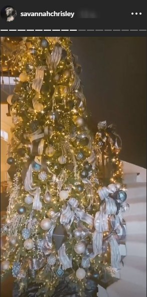 Savannah Chrisley's Christmas decorations | Source: Savannah Chrisley/ Instagram