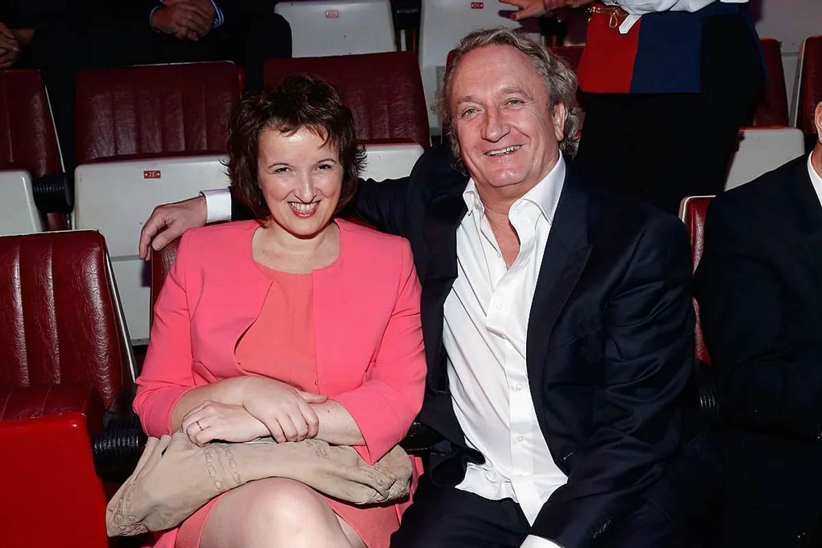 Anne Roumanoff et Philippe Vaillant, le 25 septembre 2013 à Paris. | Source : Getty Images