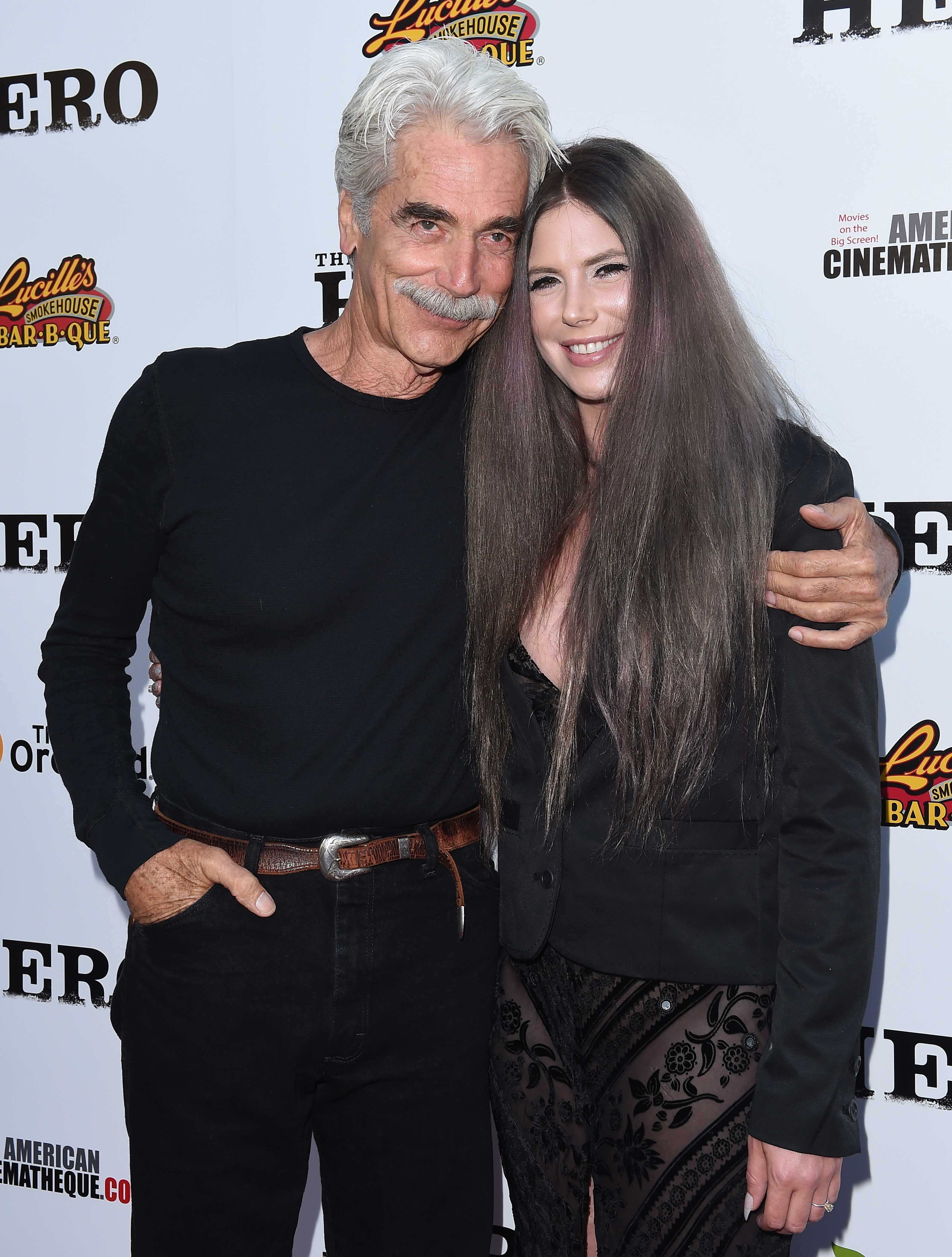 Sam Elliott and his daughter, Cleo Rose Elliott, at the Los Angeles premiere of "The Hero" on June 5, 2017, in Hollywood, California | Source: Getty Images