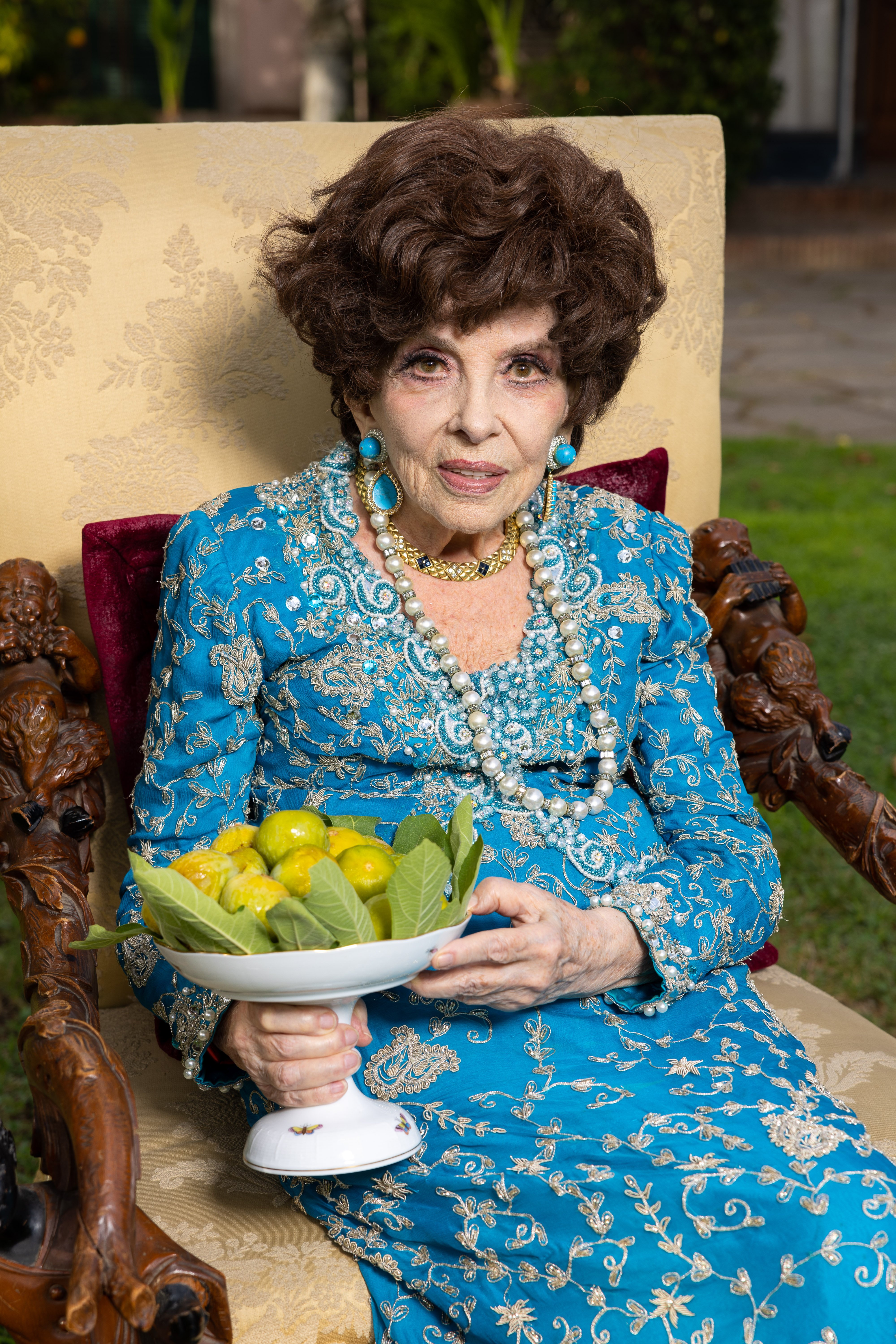 Gina Lollobrigida during her 95th birthday party on July 11, 2022 in Rome, Italy. | Source: Getty Images