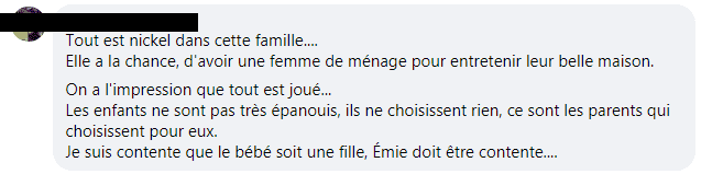 Commentaire d'un internaute. | Photo : Facebook
