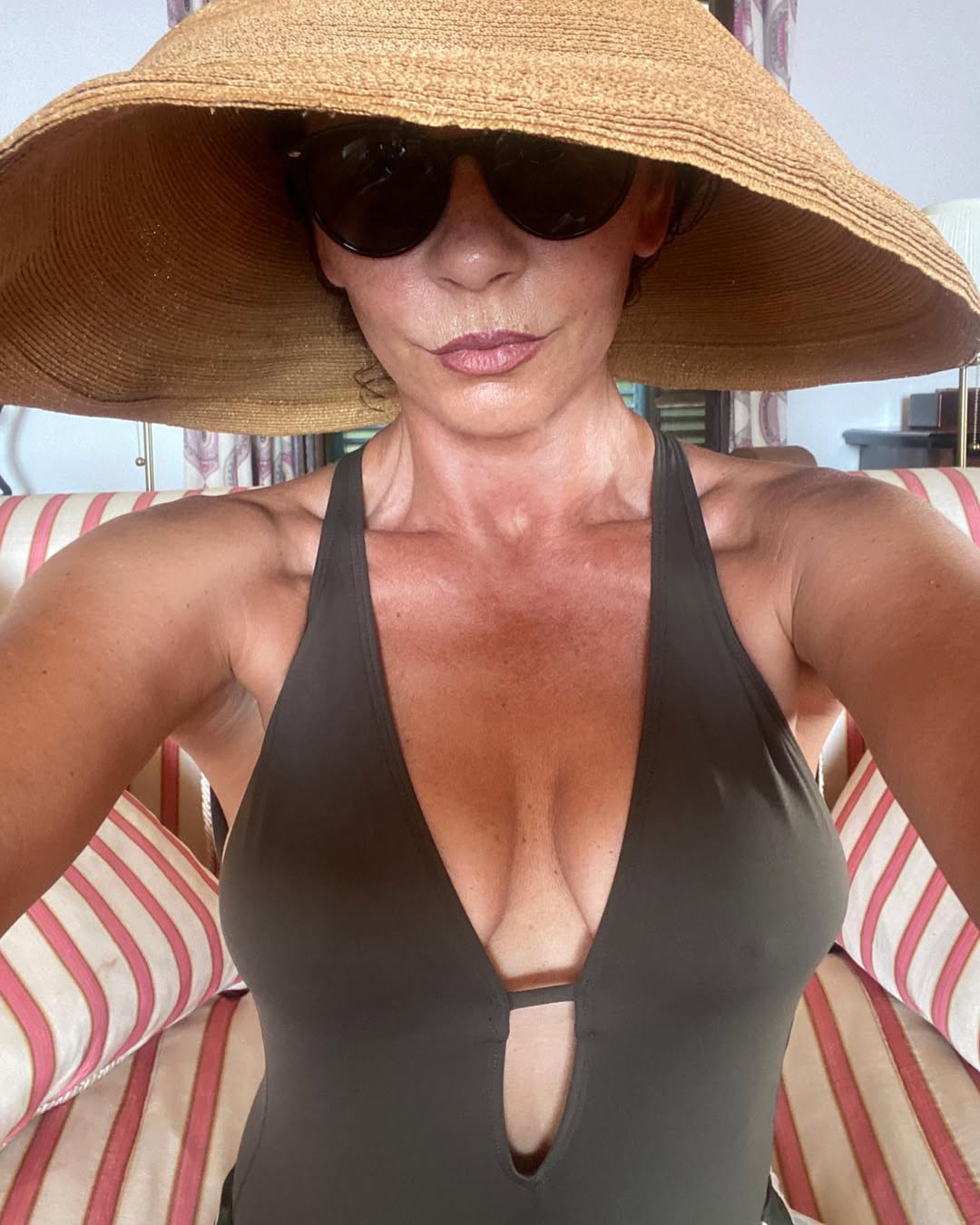 Catherine Zeta-Jones from a post dated July 27, 2023. | Source: Instagram/catherinezetajones