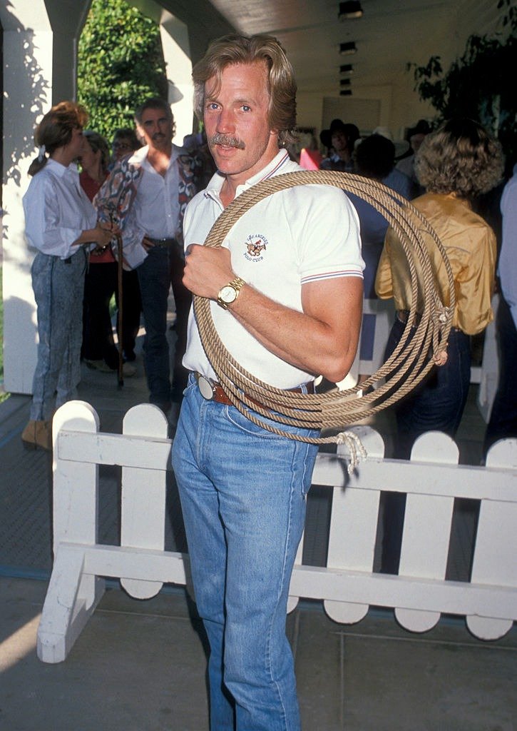 Actor Jameson Parker attends Ben Johnson Pro-Celebrity Rodeo on August 11, 1989 | Photo: Getty Images