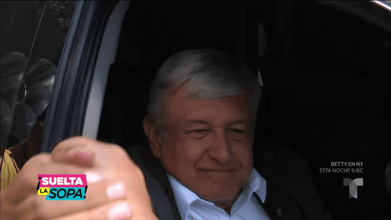 AMLO siendo entrevistado / Imagen tomada de: YouTube / Suelta la Sopa AMLO siendo entrevistado / Imagen tomada de: YouTube / Suelta la Sopa