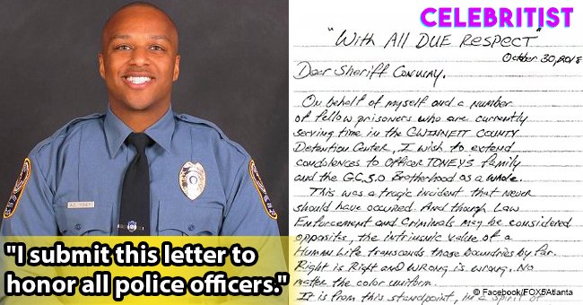 Inmates' heartfelt condolence letter went viral in 2018 after the death of slain officer