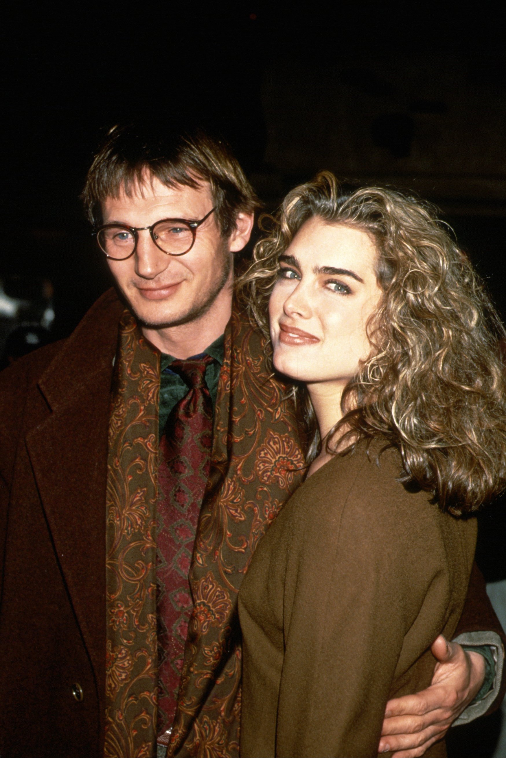  Brooke Shields and Liam Neelson circa 1992 in New York. | Source: Getty Images