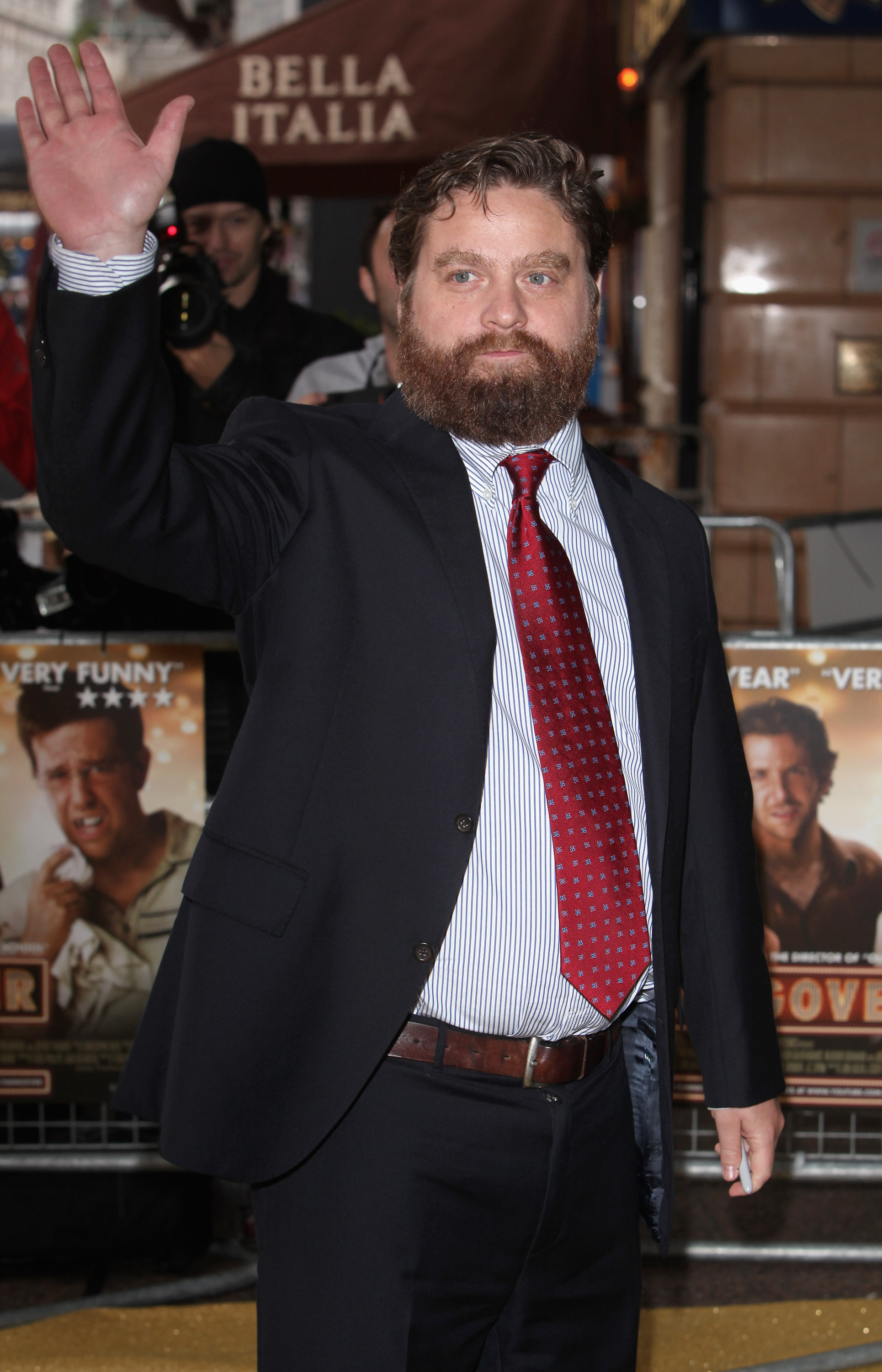 Zach Galifianakis before losing weight, in 2009 | Source: Getty Images