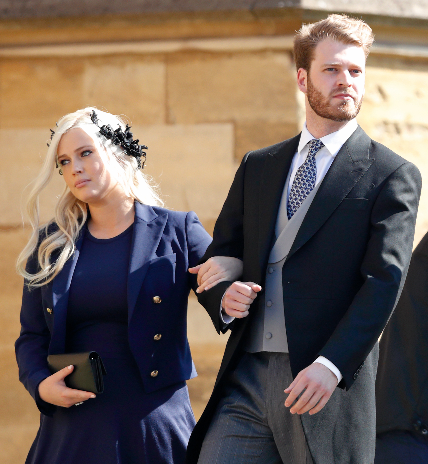 Lady Eliza Spencer and Louis Spencer attend the wedding of Prince Harry and Meghan Markle at St George's Chapel, Windsor Castle on May 19, 2018 in Windsor, England. | Source: Getty Images