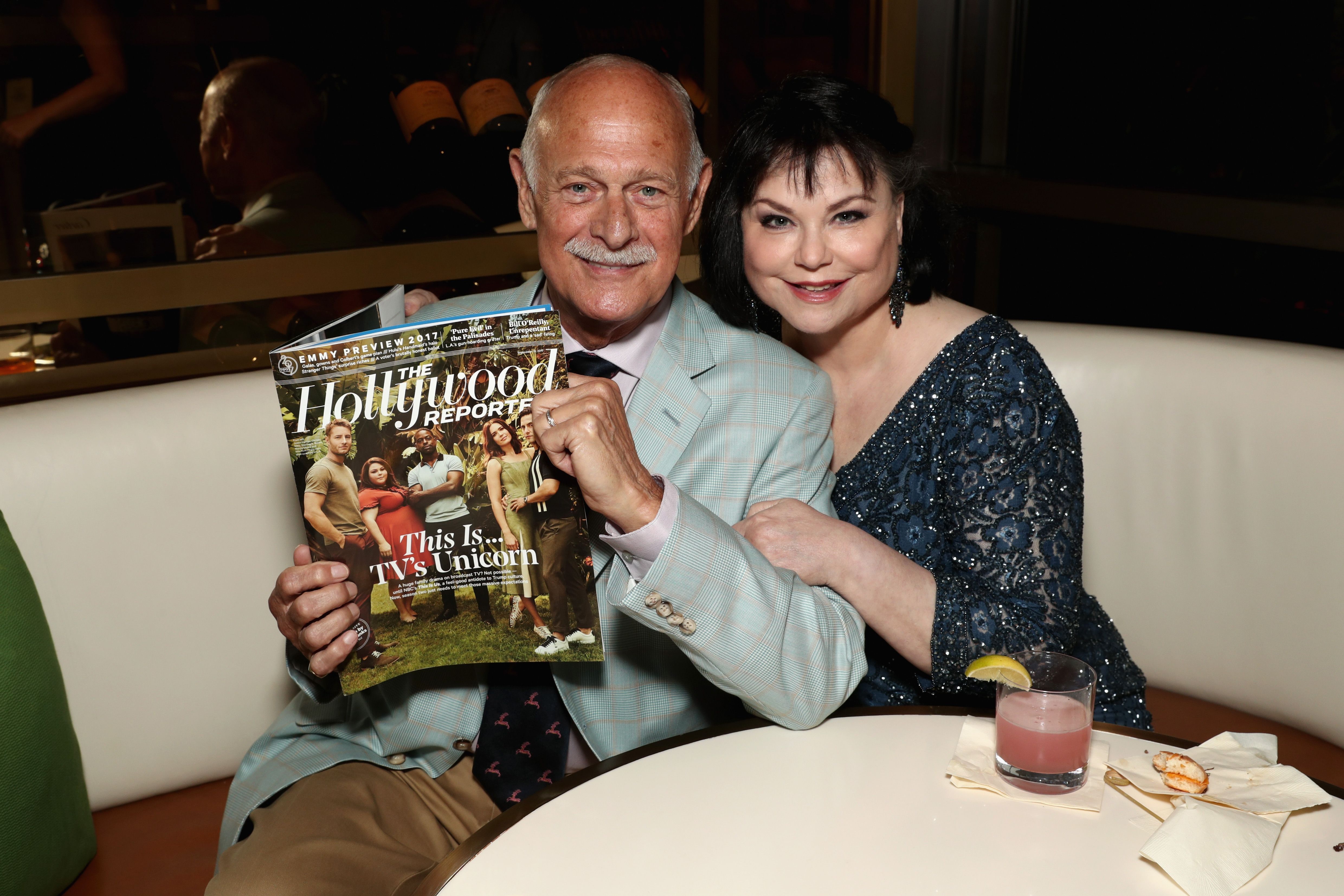 Gerald McRaney and Delta Burke during The Hollywood Reporter and SAG-AFTRA Inaugural Emmy Nominees Night presented by American Airlines, Breguet, and Dacor at the Waldorf Astoria Beverly Hills on September 14, 2017 in Beverly Hills, California. | Source: Getty Images