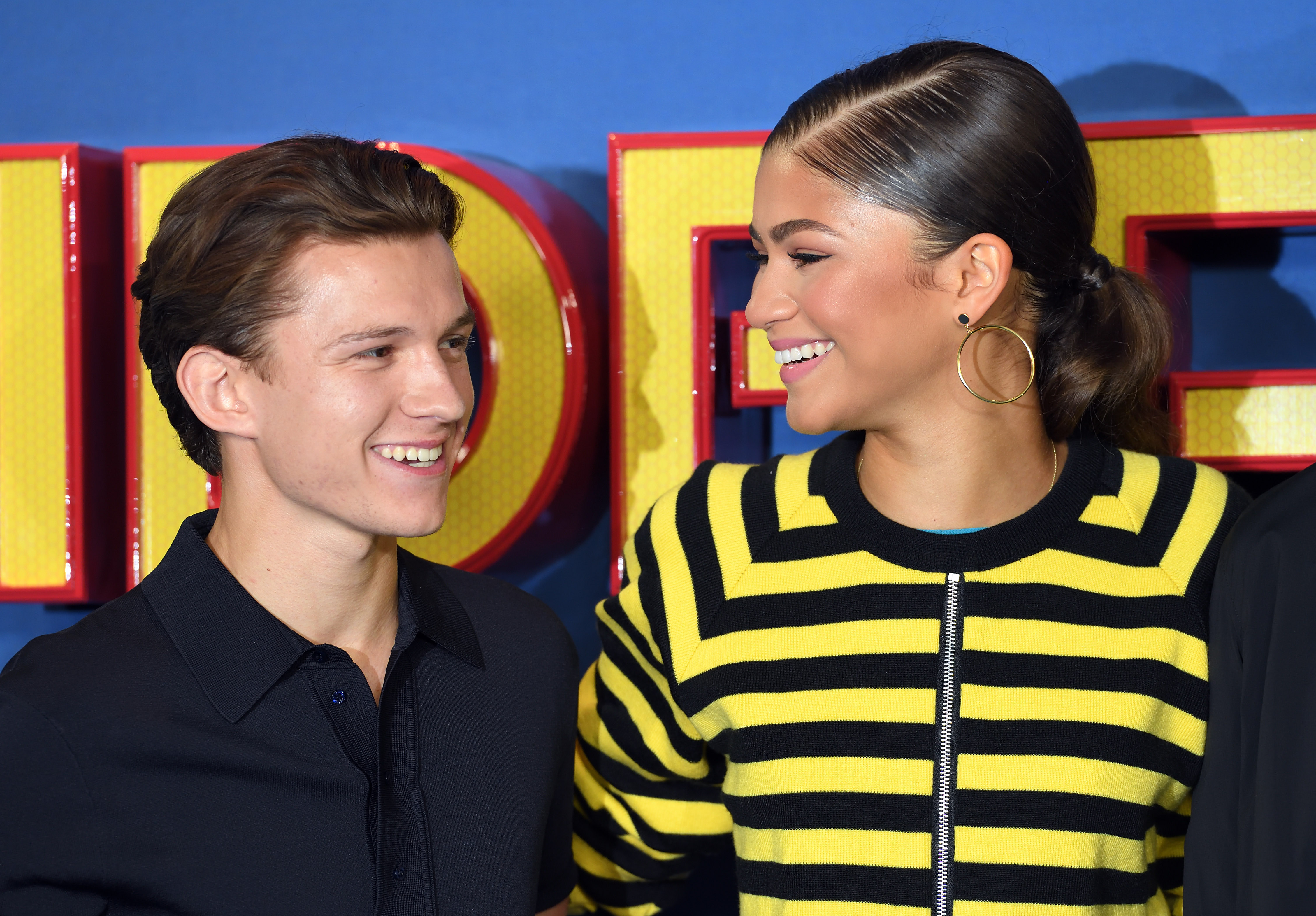 Tom Holland and Zendaya attend the "Spider-Man : Homecoming" photocall at The Ham Yard Hotel on June 15, 2017 in London, England | Source: Getty Images