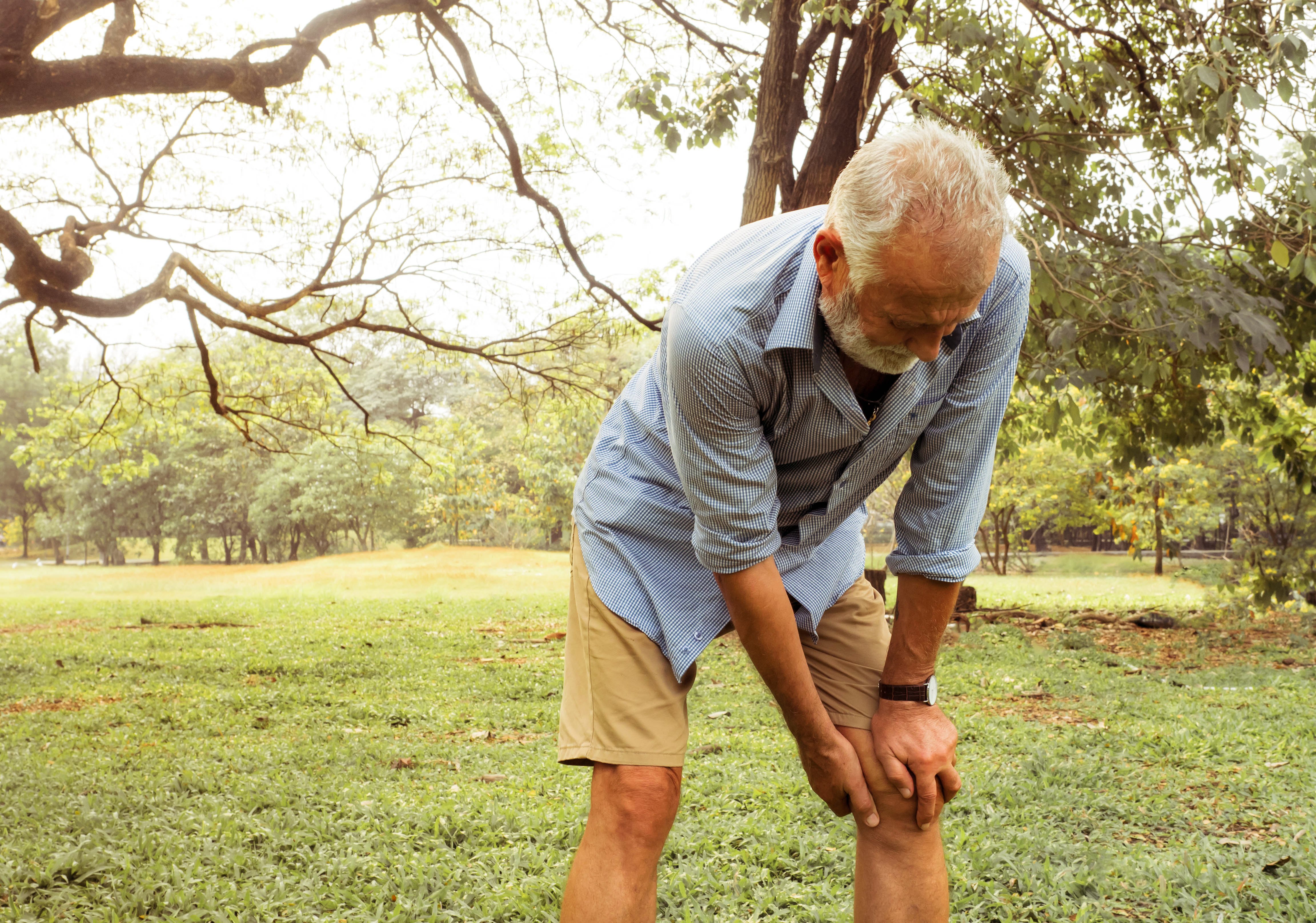 The old man could not walk much further owing to his knee pain. | Source: Getty Images