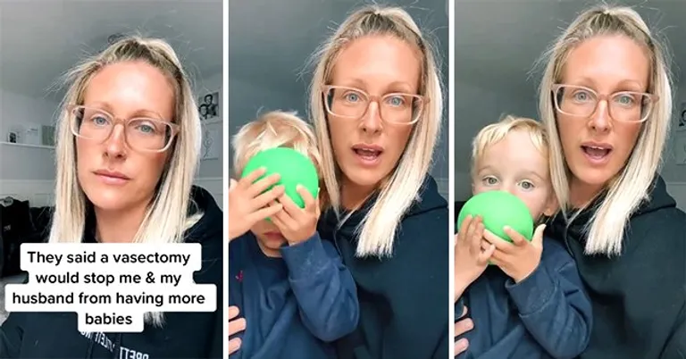 Kate Harman, 39 ans, s'est rendue sur TikTok pour expliquer son histoire de contraception et montrer son bébé nommé Buddy. | Source : tiktok.com/harmany82