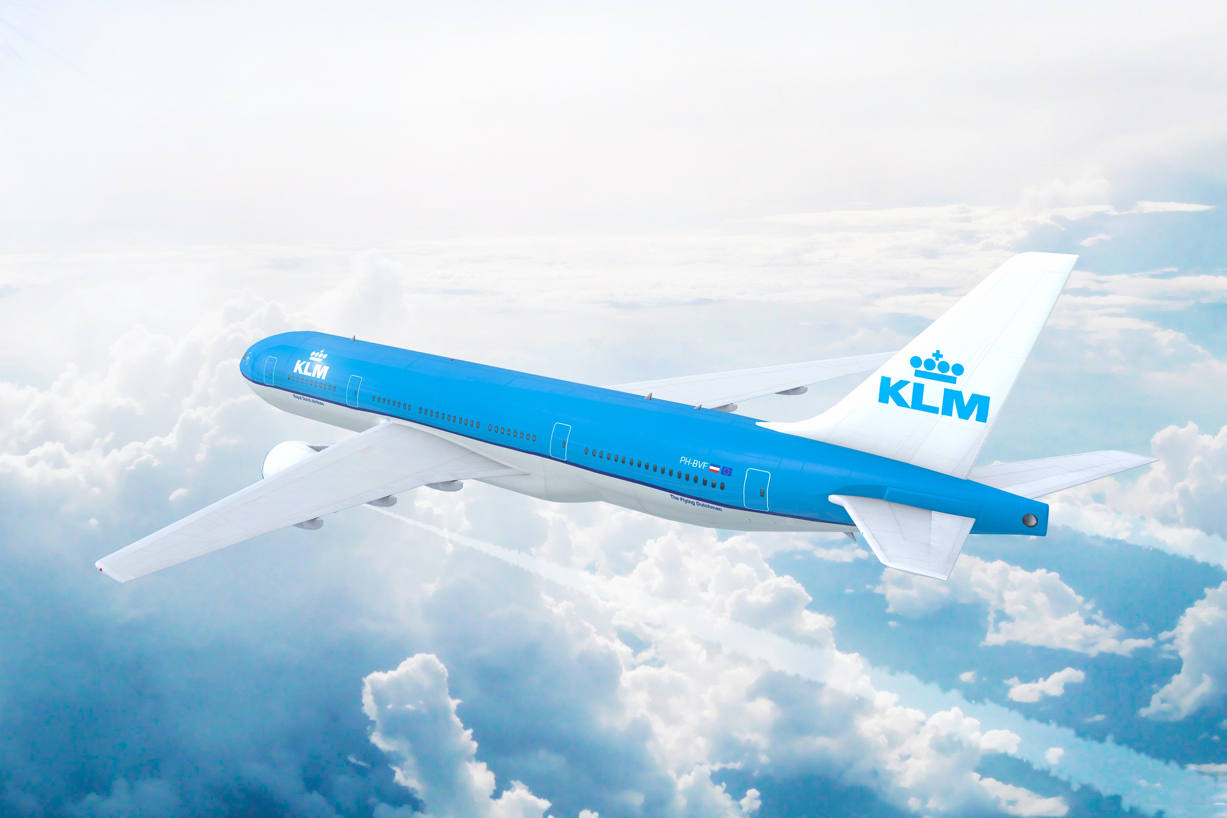 Aerial view of KLM Royal Dutch Airlines | Image: Shutterstock