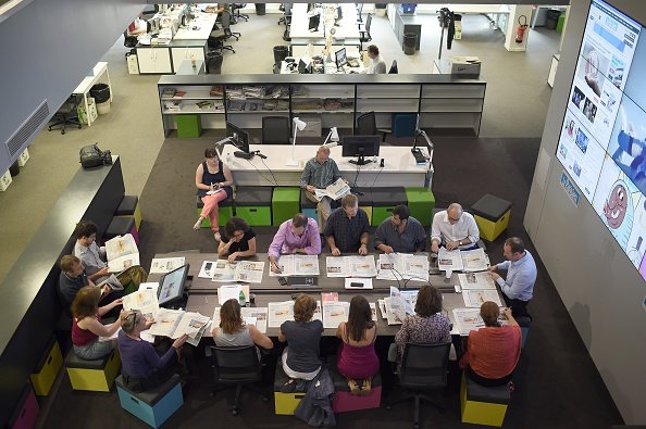 Les locaux du journal Le Parisien.| Photo : Getty Images