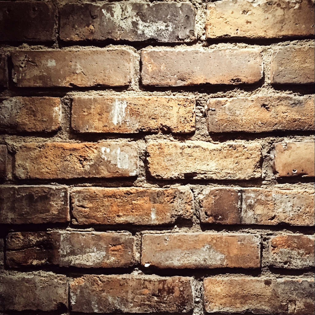 A close up of a brick wall | Source: Midjourney