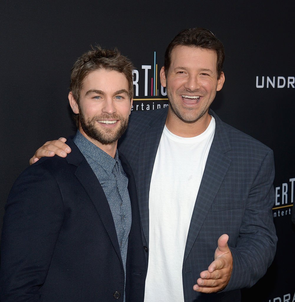 Chace Crawford and Tony Romo. I Image: Getty Images.