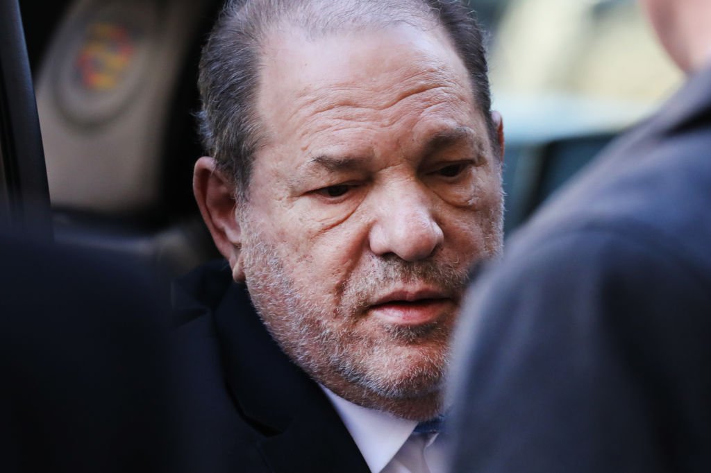 Harvey Weinstein enters a Manhattan court house as a jury continues with deliberations in his trial on February 24, 2020 in New York City. | Source: Getty Images
