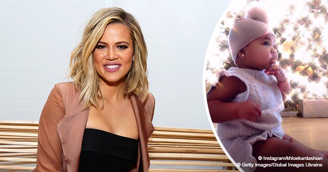 Khloé Kardashian melts hearts with new adorable photo of baby True, gushes over 'her thighs'