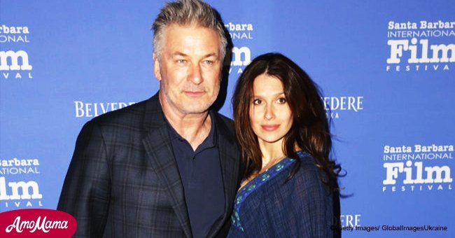 Alec Baldwin’s wife, 34, showcases her enormous baby bump as she sports a tight-fitting jacket