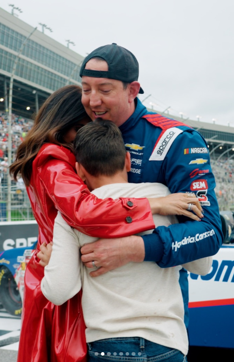 Kyle Busch shares a family moment at the racetrack | Source: Instagram/samanthabusch