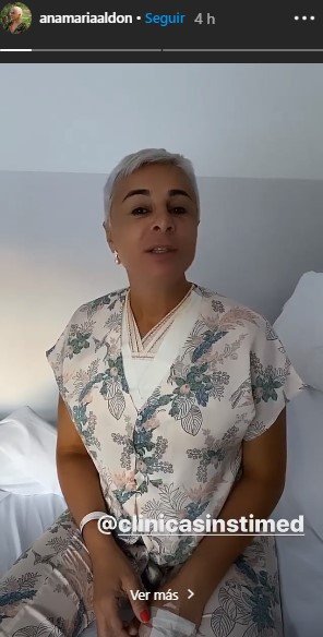 Ana mandando un mensaje desde sus historias de Instagram. |Foto: Instagram/anamariaaldon