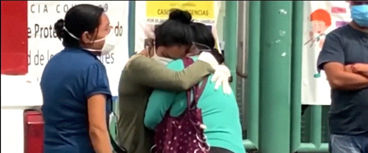La familia de José Alberto Palacios Becerra lamentando la dolorosa pérdida. | Foto: Youtube / Primer Impacto
