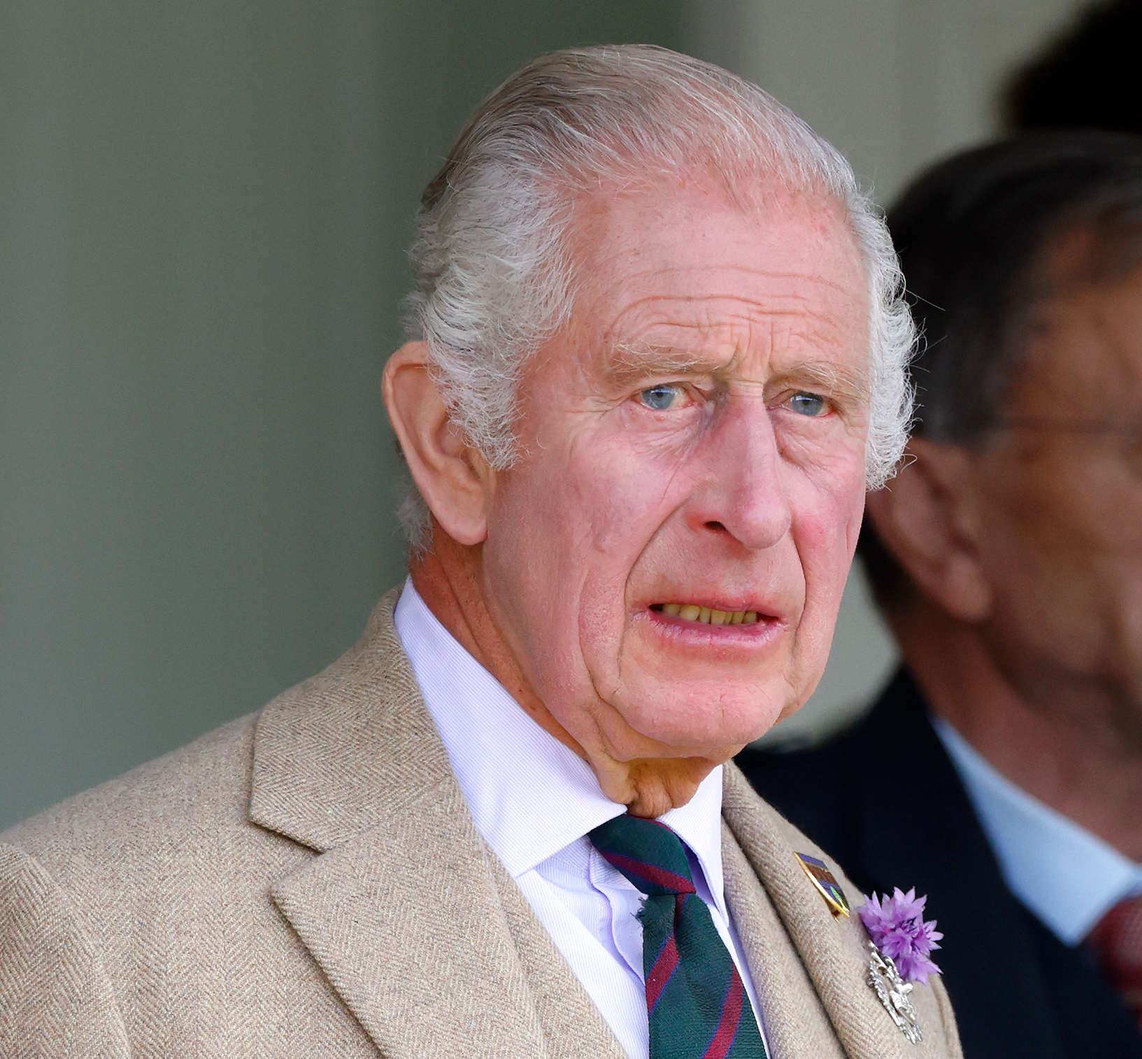 King Charles III attends The Braemar Gathering 2023 at The Princess Royal and Duke of Fife Memorial Park on September 2, 2023, in Braemar, Scotland. | Source: Getty Images