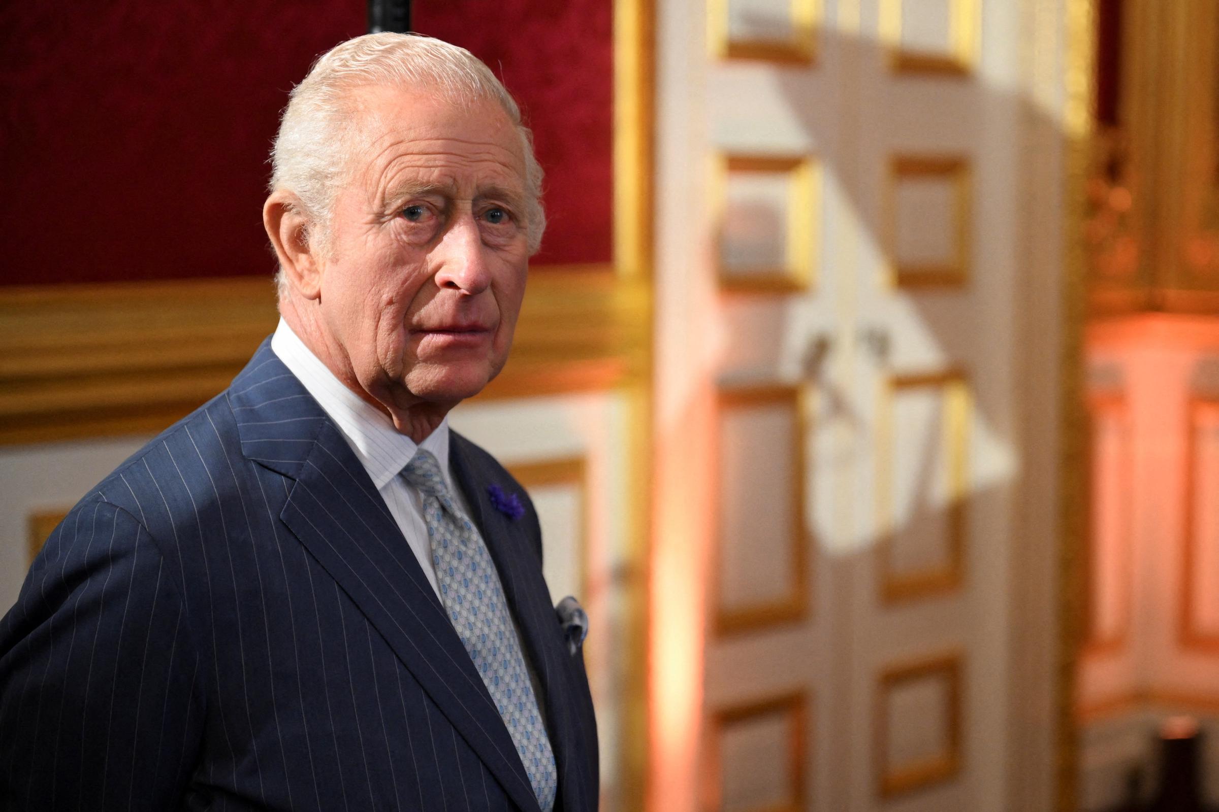 Britain's King Charles III is seen at St. James' Palace in London, on June 12, 2025 | Source: Getty Images