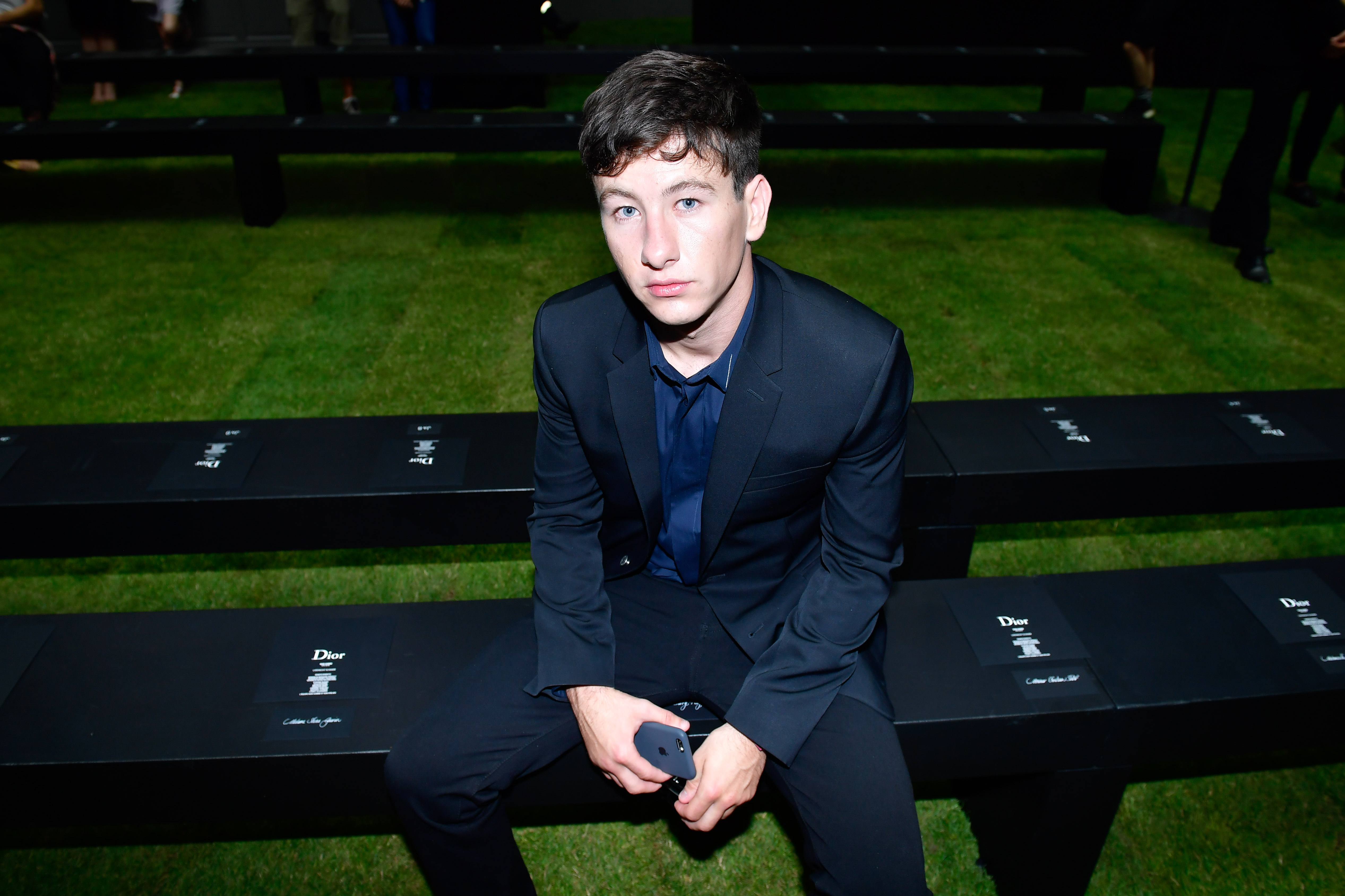Barry Keoghan attends the Dior Homme Menswear Spring/Summer 2018 show during the Paris Fashion Week on June 24, 2017 in Paris, France | Source: Getty Images