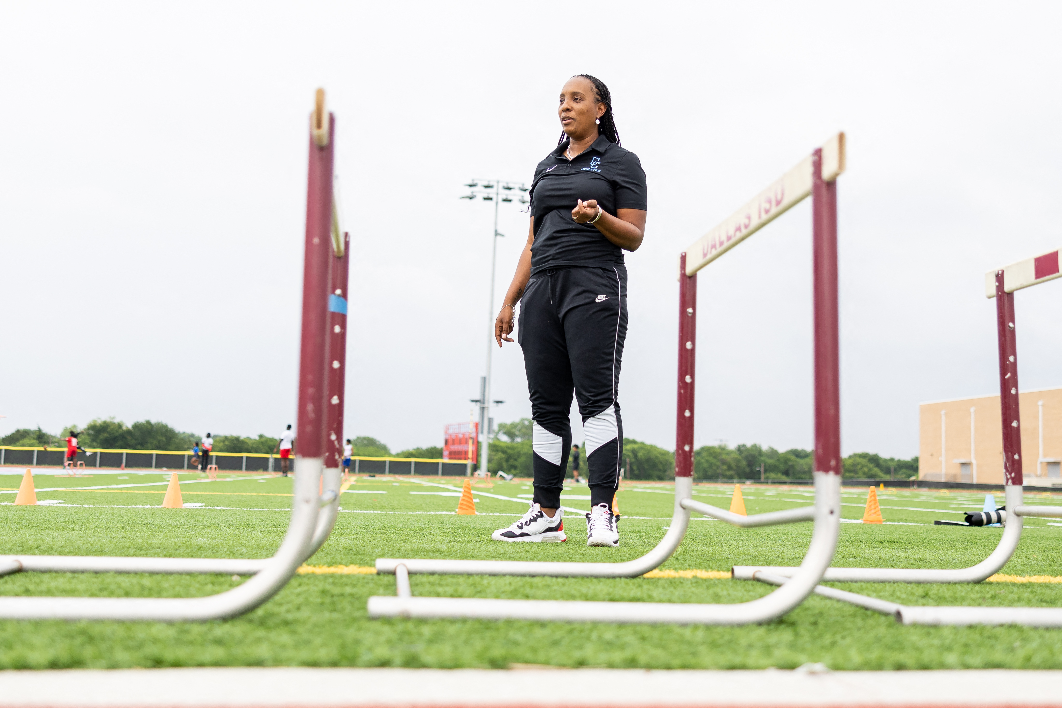 Lauren Cross during a practice workout at the Sha'Carri Richardson Track on May, 6, 2024, in Dallas, Texas. | Source: Getty Images