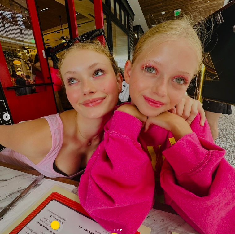 Billie and Georgia Dane posing for a photo, posted on September 26, 2024. | Source: Instagram/rebeccagayheartdane