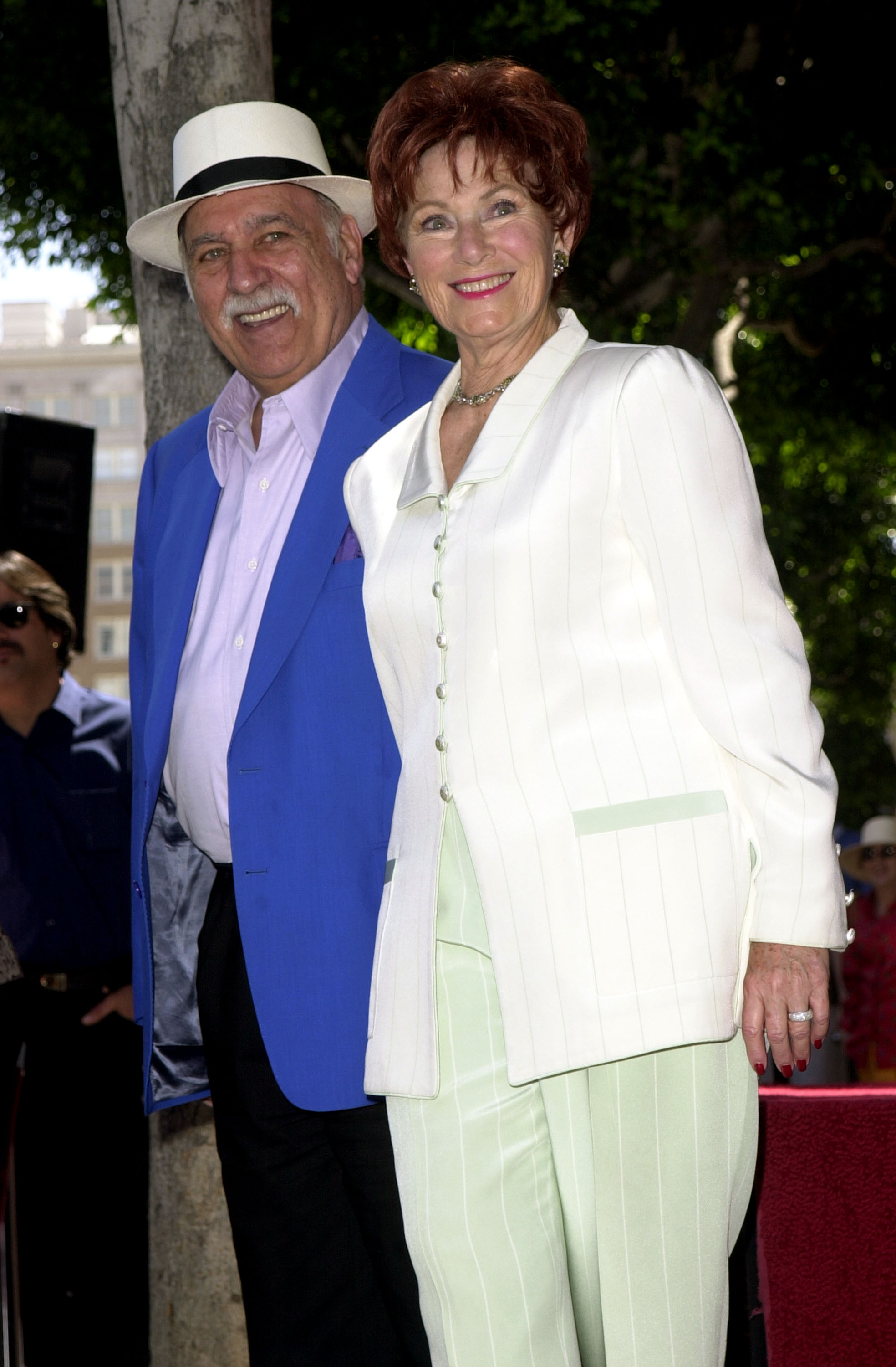 Paul Michael & Marion Ross during Marion Ross Honored with a Star on the Hollywood Walk of Fame at Hollywood Boulevard in Hollywood, California, United States | Source: Getty Images