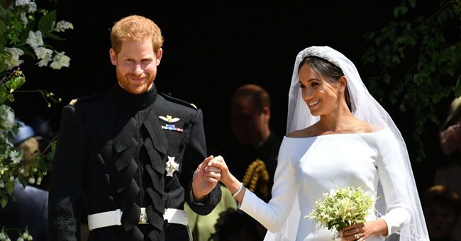 Prince Harry and Meghan Markle pictured at their 2018 wedding, London, England. | Photo: Getty Images