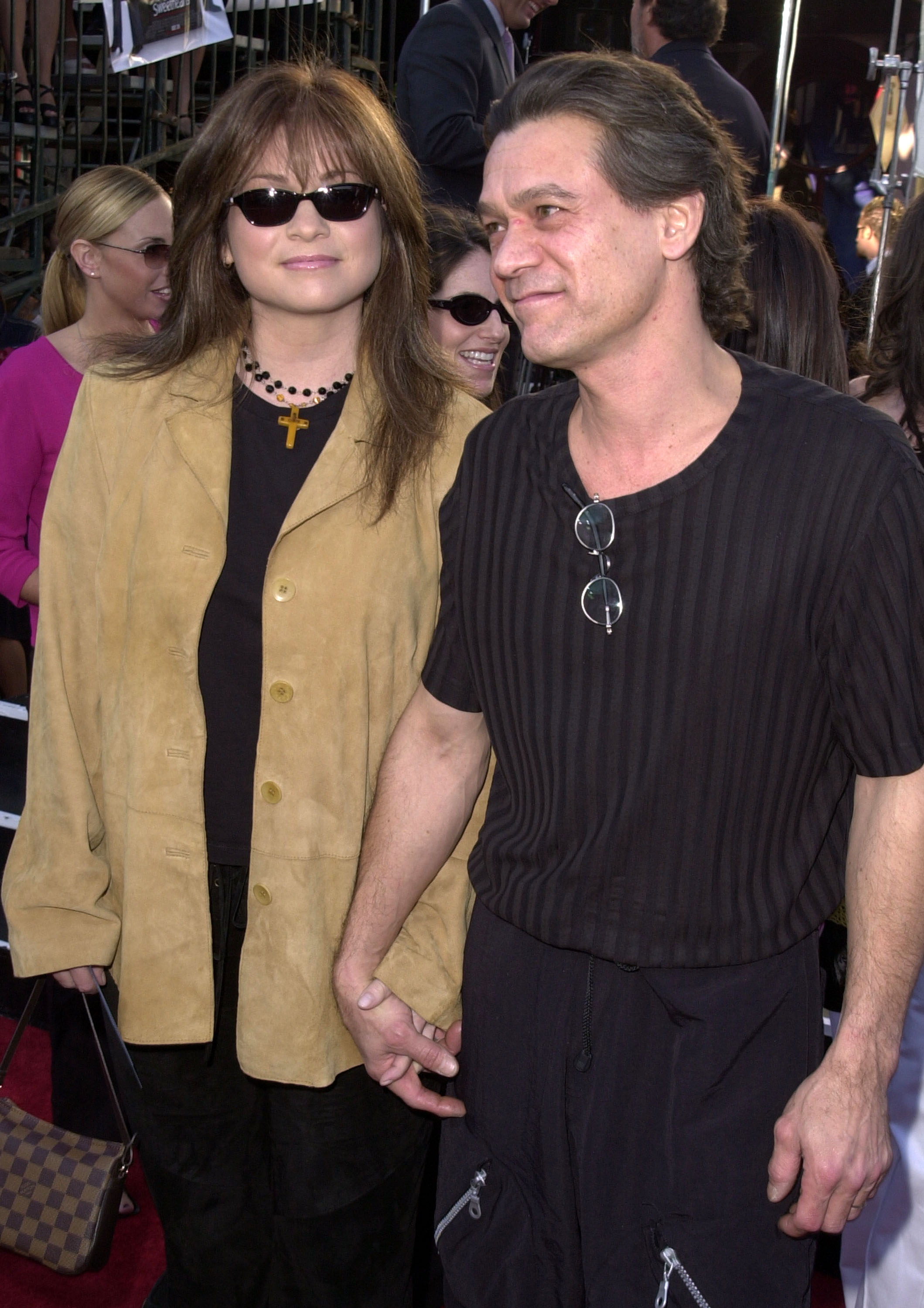 Eddie Van Halen & Valerie Bertinelli seen on July 17, 2001, in Los Angeles | Source: Getty Images