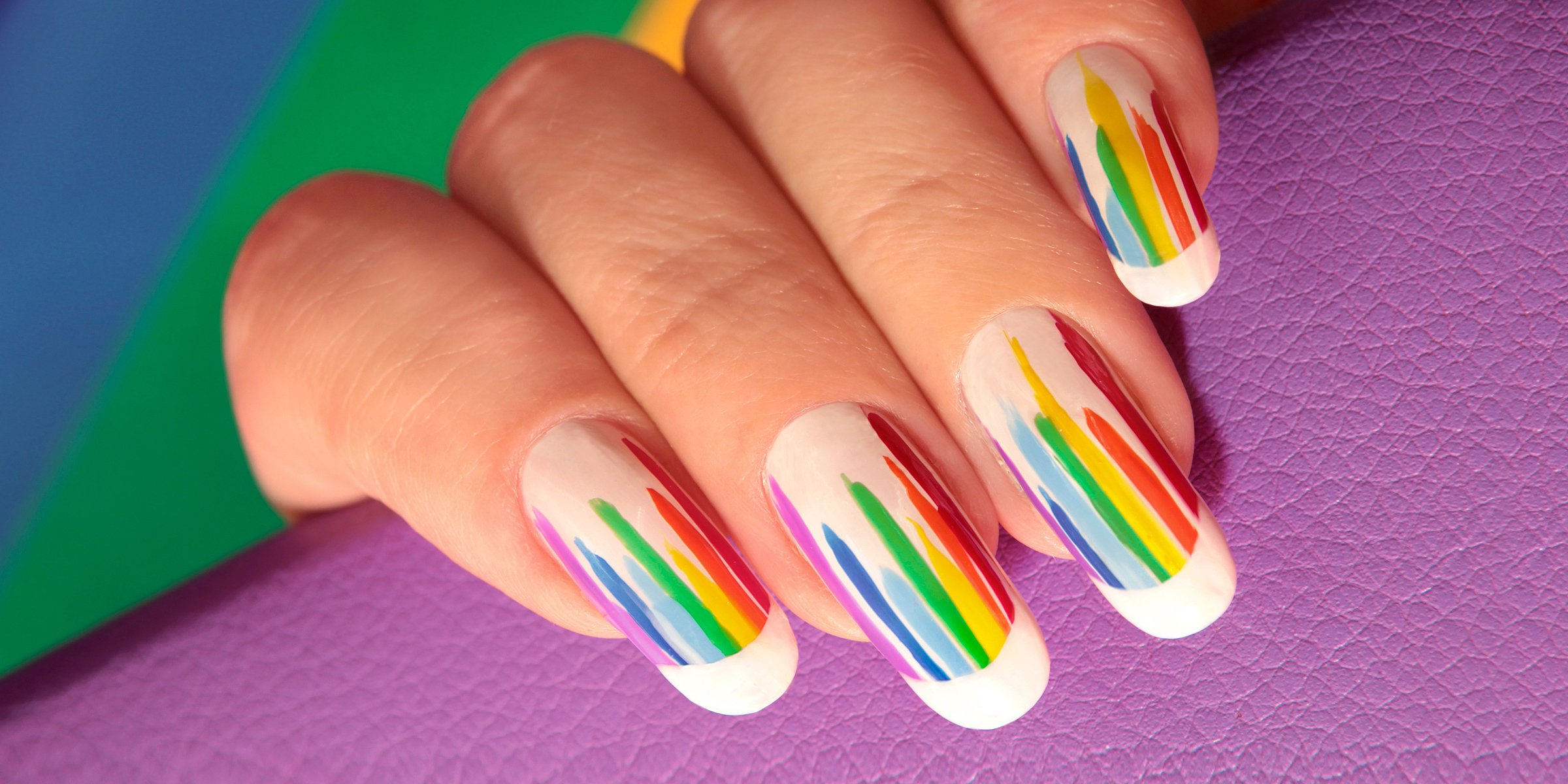 Rainbow Nails. | Source:  Shutterstock