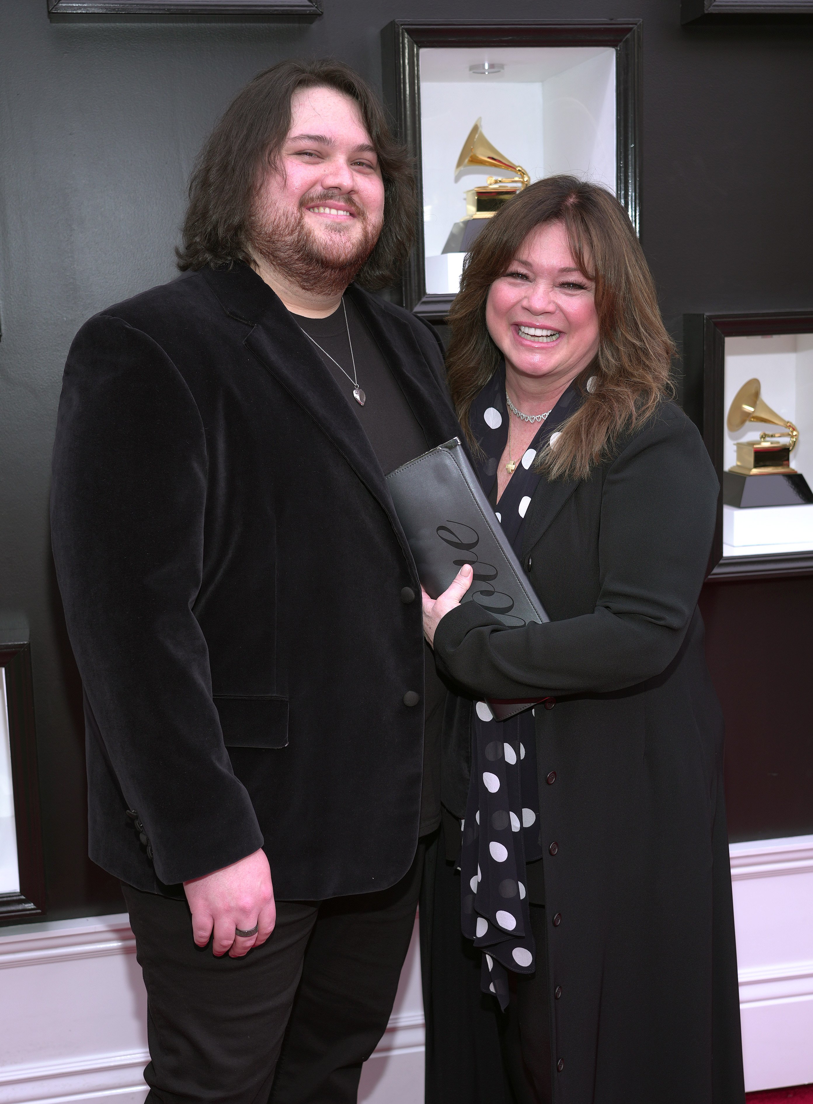Wolfgang Van Halen and Valerie Bertinelli attend the 64th Annual GRAMMY Awards at MGM Grand Garden Arena on April 03, 2022, in Las Vegas, Nevada. | Source: Getty Images