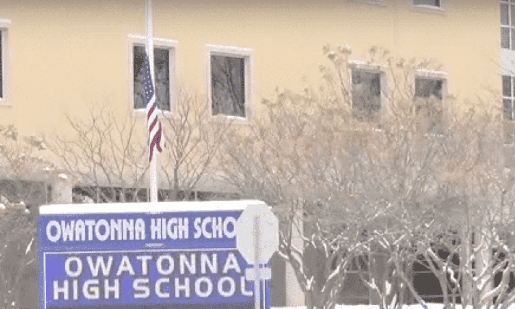 Owatonna Senior High School building. | Source: FOX9