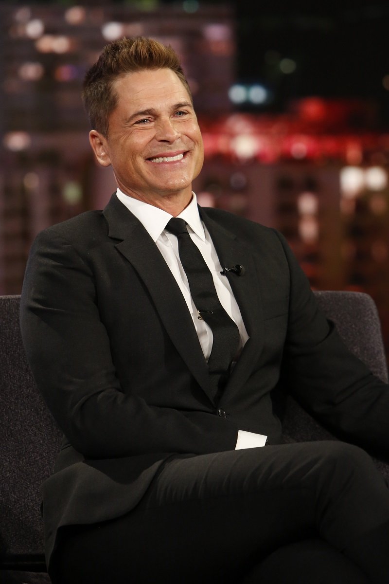 Rob Lowe during an episode of "Jimmy Kimmel Live" aired on October 30, 2019 | Photo: Getty Images    